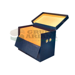 Caja para archivo de cartón Prensado de Color Azul Marino